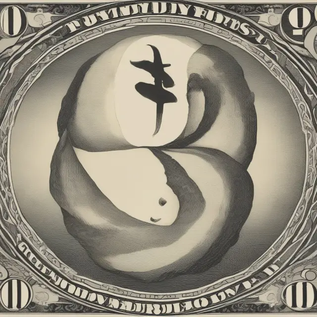 Two scales representing hard dollars (Yin) and soft dollars (Yang), balanced by regulatory hands