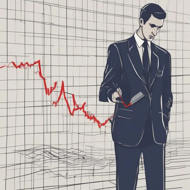 Trader setting a hard stop on a stock chart to limit potential losses