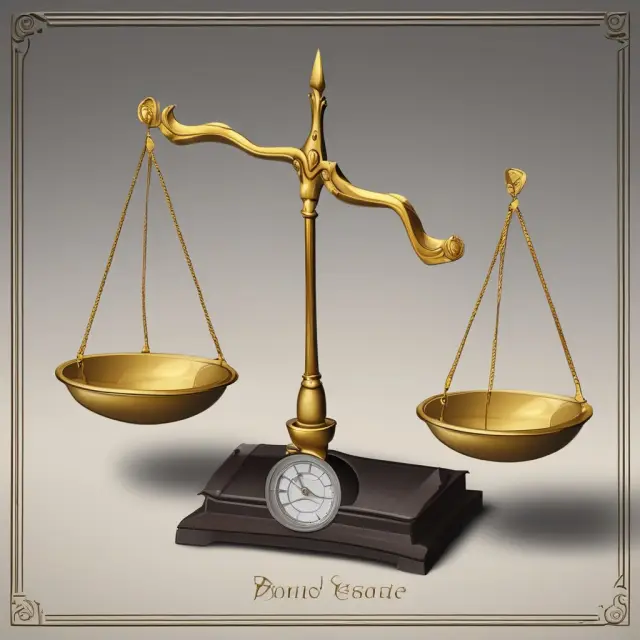 A bond issuer maintaining balance using harmless warrants, depicted as golden weights on a scale