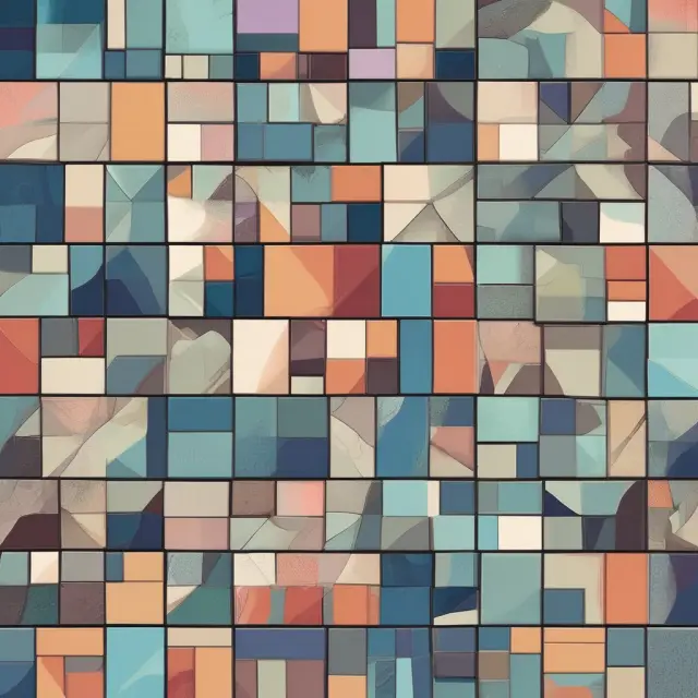 A metaphorical image of Modern Portfolio Theory tiles gradually transforming into various pieces representing alternative investment strategies, symbolizing the evolution of portfolio management.
