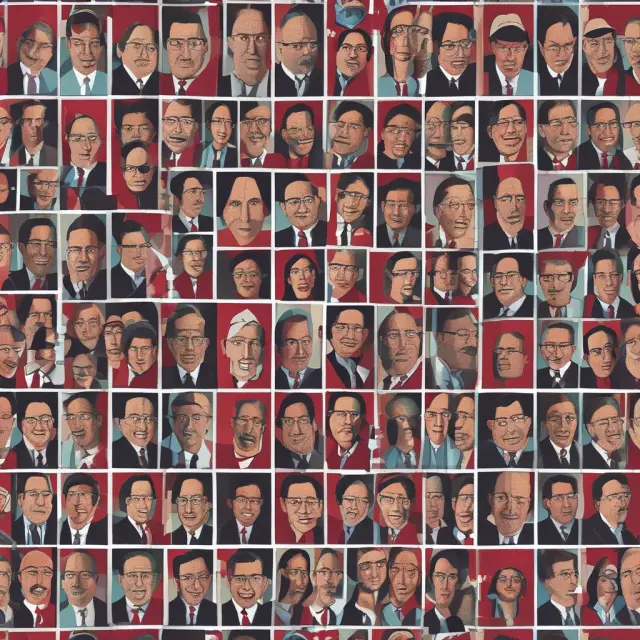Vibrant mosaic representing Harvard Business School