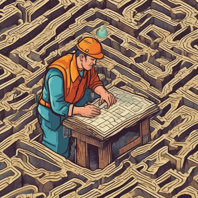 Miner solving a complex puzzle using a hash function to create and validate a new block in the blockchain