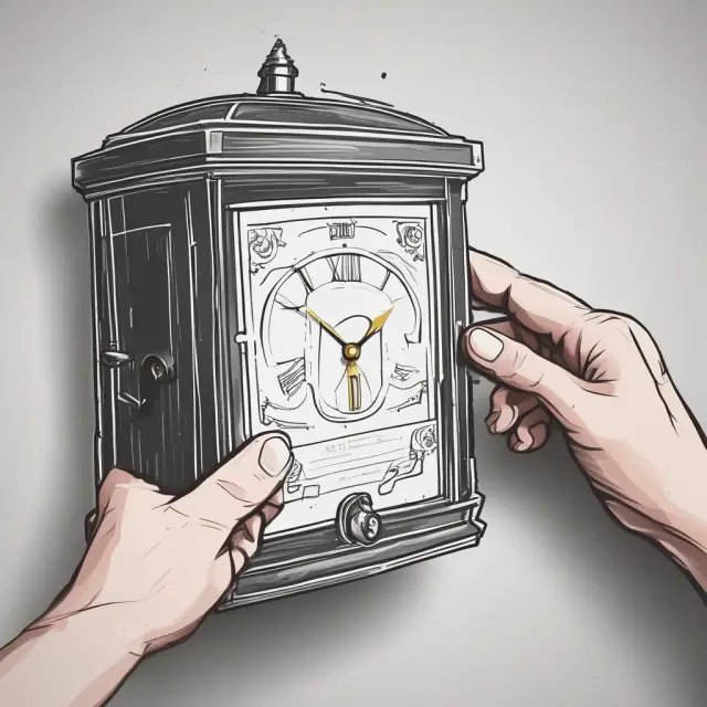 Hands release a locked time capsule, representing the benefits of Hashed Timelock Contracts for secure and efficient decentralized transactions