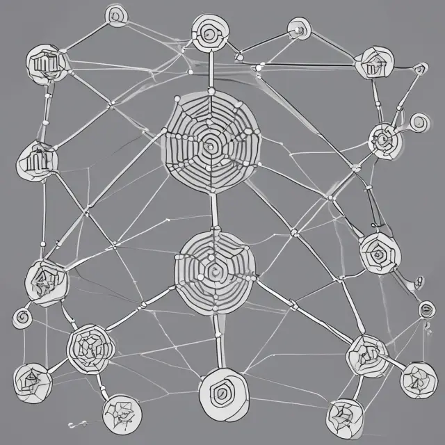 Nodes communicating gossip about transactions, achieving consensus and synchronizing data efficiently within hashgraph