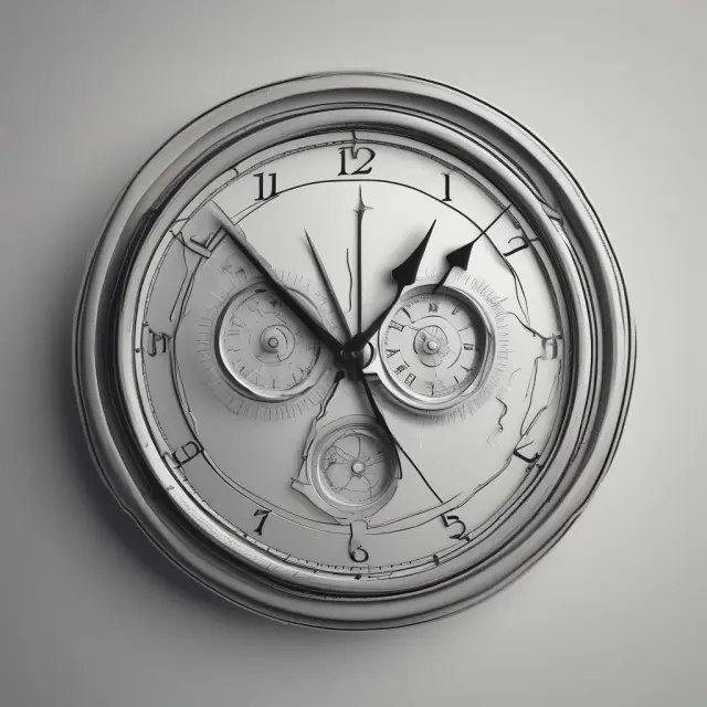 Image of a clock illustrating the contrast between instantaneous hazard rate and average failure rate concepts