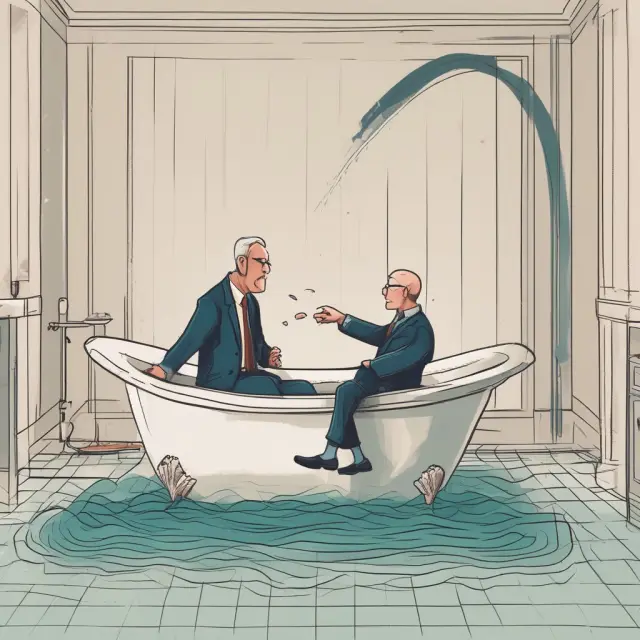 Institutional investor assessing risk on a bathtub curve, using hazard rate analysis to optimize portfolio