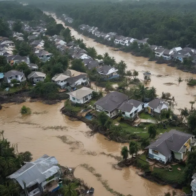 Insurance policy shielding properties from natural disasters, representing risk management in real estate investment.