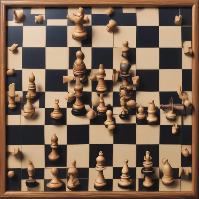 An insurer plays a game of chess, evaluating coverage options for life and disability insurance based on high-risk activities.