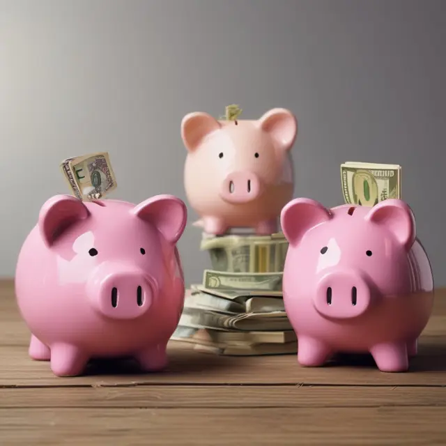 An image of three piggy banks representing HDHPs with HSAs, FSAs, and traditional health insurance policies.