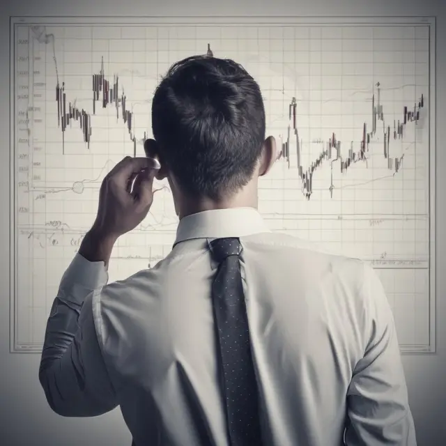 A trader evaluating a head and shoulders pattern on a stock chart while setting a stop loss