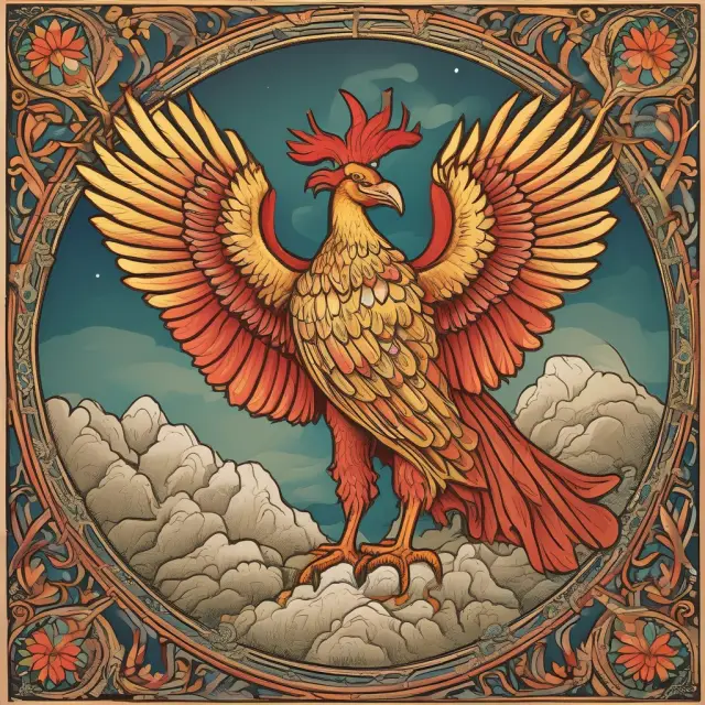 Wise Phoenix tending to children, illustrating the Head of Household nurturing qualifying dependents