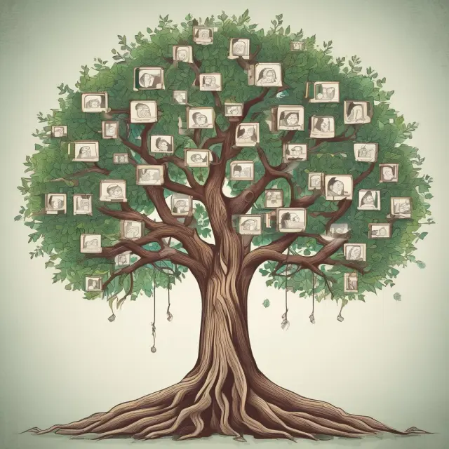Tree with interconnected roots symbolizing qualifying relatives and the support test in HOH filing status