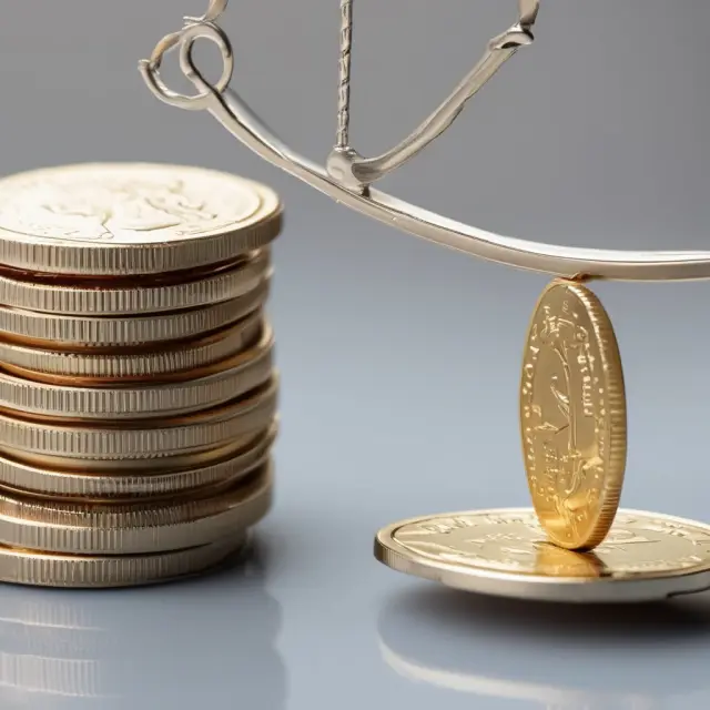 Golden coin representing head of household filing status (HOH) is compared to a silver dollar symbolizing single filing status, emphasizing potential savings for the HOH.