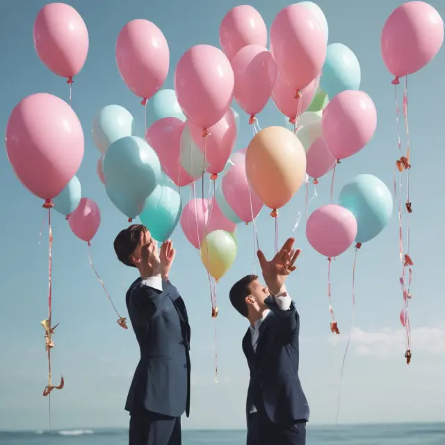 Image of a person releasing helium balloons with anchors tied to them, representing how inflation raises expenses and reduces purchasing power