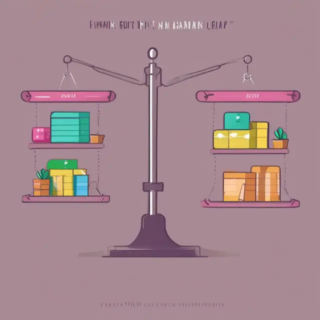 Two pans of a balanced scale, with headline earnings on one side and GAAP earnings on the other, emphasizing their importance in financial analysis.