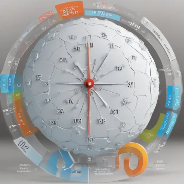 A snowball representing HDD data rolls through a winter calendar, symbolizing a utility