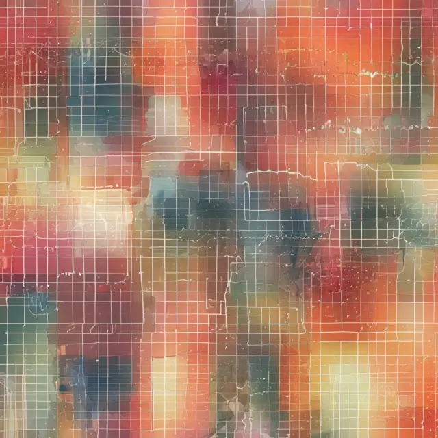 A metaphorical representation of institutional investors utilizing heatmaps to navigate complex financial data, uncovering market trends and patterns.