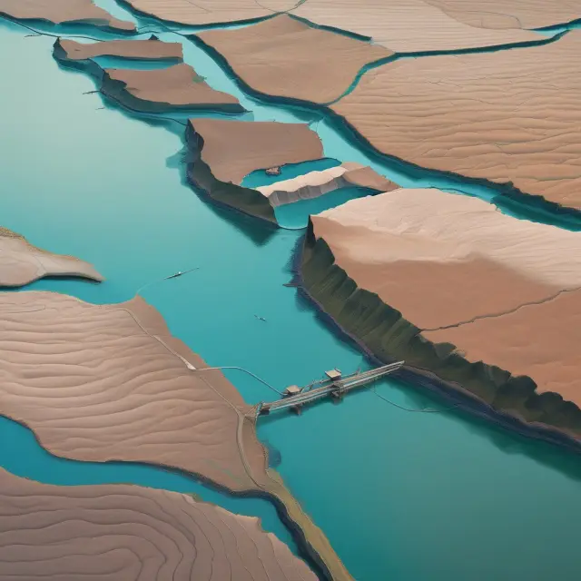 A river