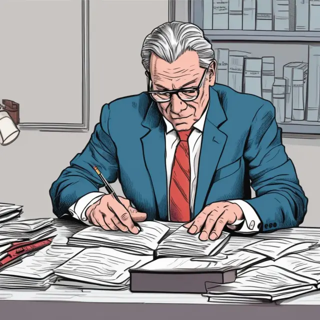 A meticulous accountant sharpens their scalpel next to FASB