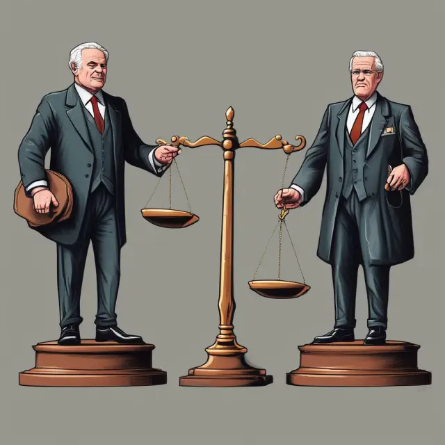 Judges weighing the impact and validity of hedge clauses in court cases, reflecting their importance in financial law