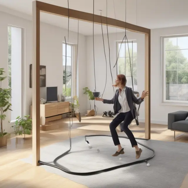 A pendulum swinging between real estate property attribute representations, symbolizing hedonic regression
