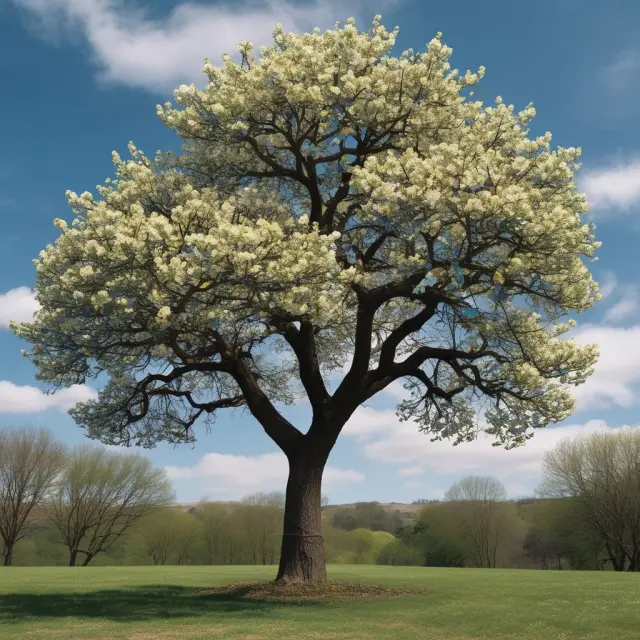 A tree adorned with prediction markets leaves, each representing a financial trend or event at the University of Iowa Tippie College of Business.