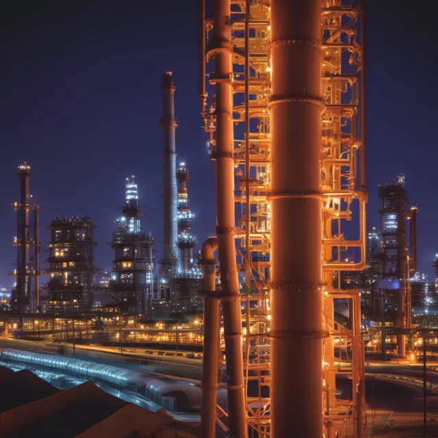 A radiant Henry Hub beacon shines amidst a complex energy map, signifying its importance in international natural gas markets.
