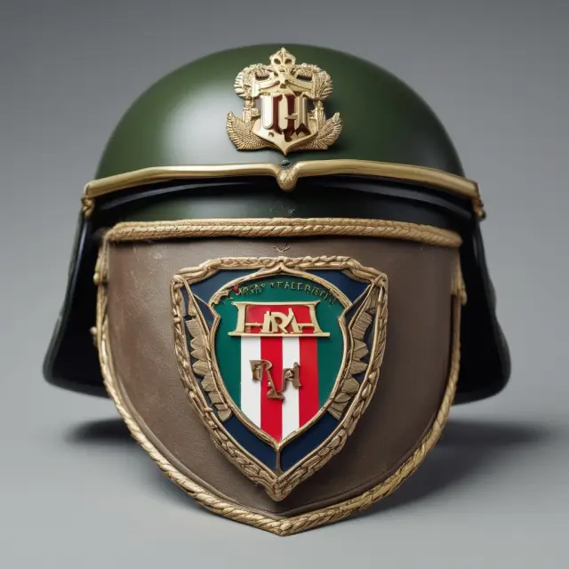 Military helmet featuring traditional and Roth IRA symbols: one with a tax shield, the other not, signifying differing tax implications for each