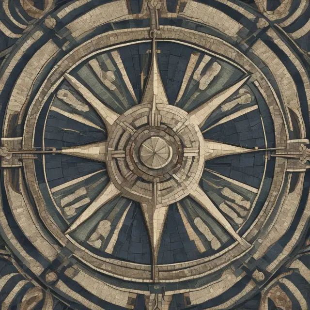 Compass mosaic showing firms