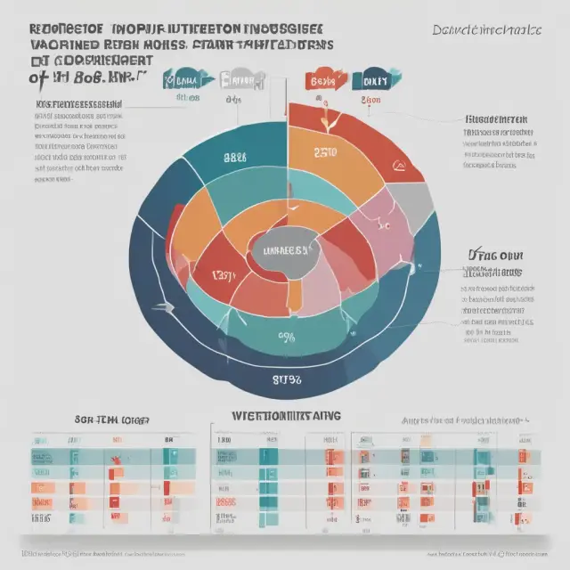 An image of a balanced scale with weights representing various industries and their market shares according to the Herfindahl-Hirschman Index.