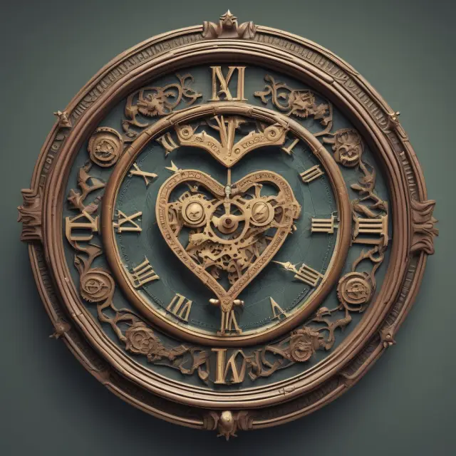 An intricate clock with interbank markets represented by gears and HIBOR serving as its heartbeat, symbolizing Hong Kong