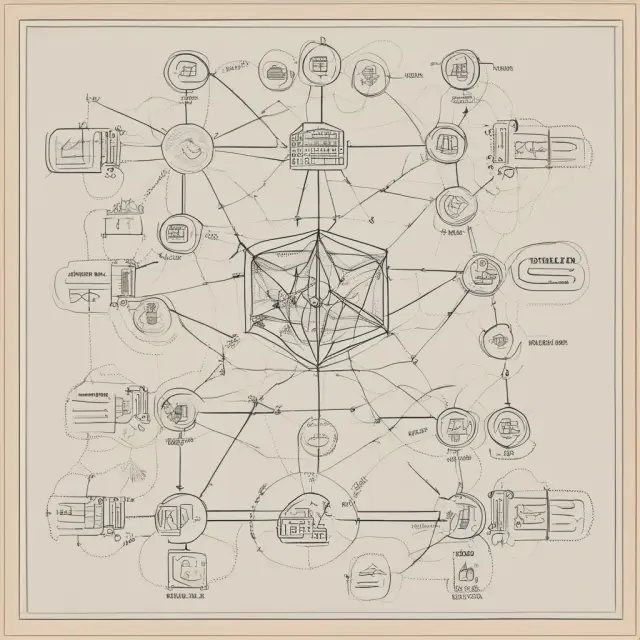 A network of interconnected banks contributing quotes around an HKAB hub, symbolizing HIBOR calculation