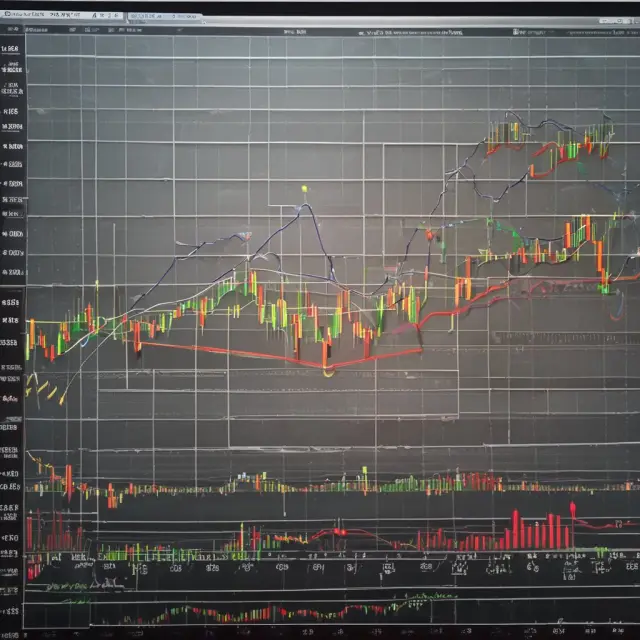 Two interconnected gears representing the high-low index and moving averages, symbolizing their complementary use in market analysis