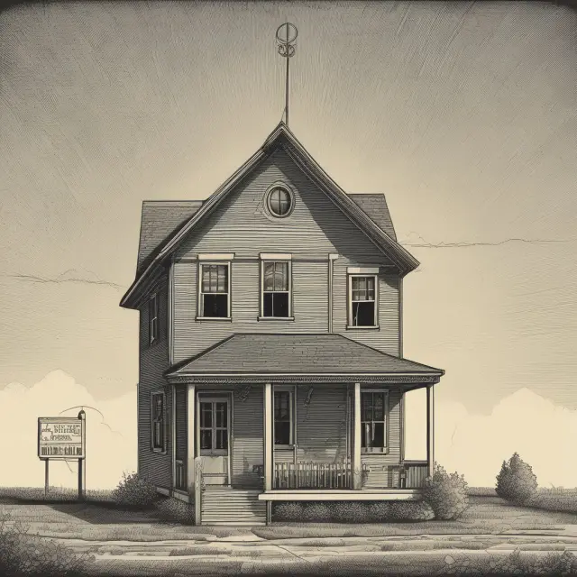 A swinging pendulum symbolizing economic eras passing and the shift from cautious lending to high-ratio loans, including the subprime mortgage crisis.
