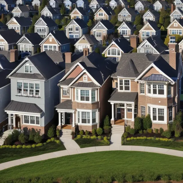 Institutions providing high-ratio loans depicted as creators of keys for homes, balancing risk and opportunity. Illustrating various mortgage options like FHA.