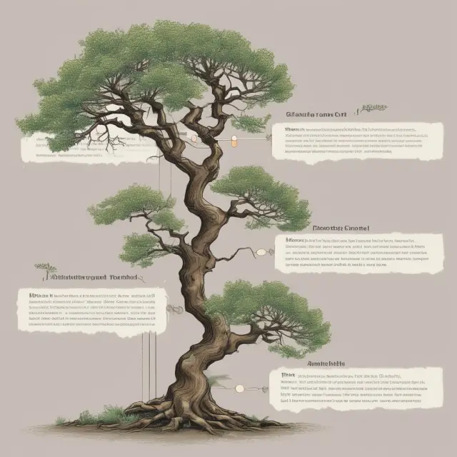 An image of a timeline with branches growing from ancient Scotland, representing the historical significance and growth of the Royal Bank of Scotland (RBS).