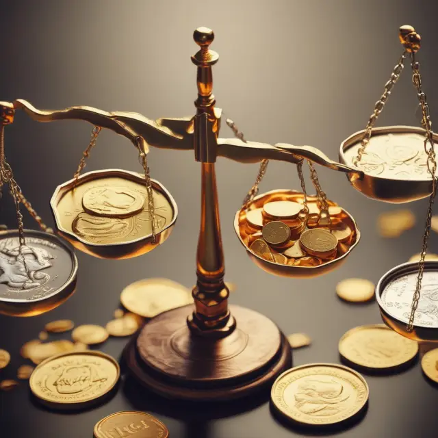 Golden coins represent earnings. The HCE contemplates different savings strategies: a 401(k), IRA, HSA, brokerage account, and deferred compensation plan.