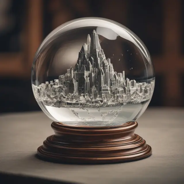 Crystal ball illustrating Hindenburg Omen conditions, new highs, lows, and McClellan Oscillator