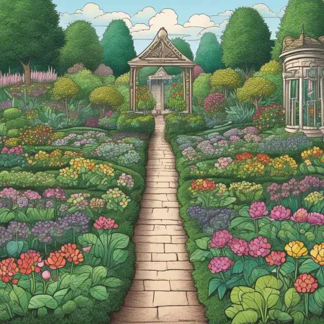 A garden with a hiring freeze symbol at its center. Three alternatives bloom around it: outsourcing as a shield, offshoring as a bridge, and restructuring as soil.