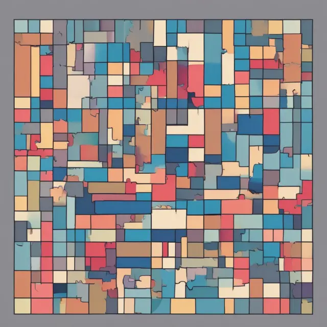 A histogram depicted as a jigsaw puzzle with some gaps, symbolizing the tool