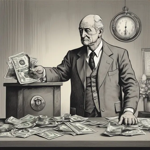 Person frantically hitting the bid in a volatile market, risking slippage, loss of potential profits, and negative market impact