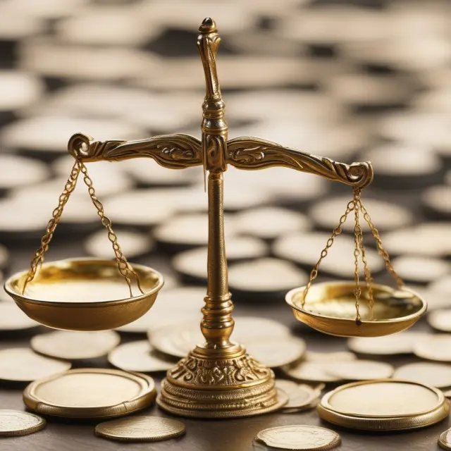 Golden scales symbolizing HMRC balancing taxpayer obligations with fairness, alongside the text 