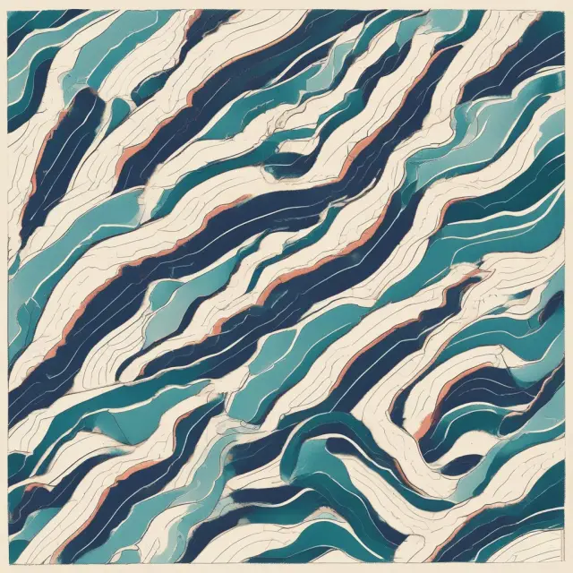 An image of a calm lake transforming into a stormy sea, representing the sudden shift seen in hockey stick charts