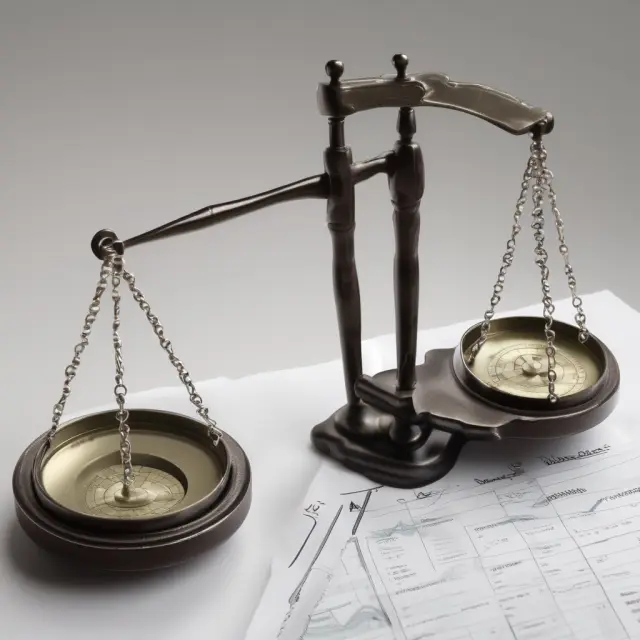 An image of a balance with the IRS
