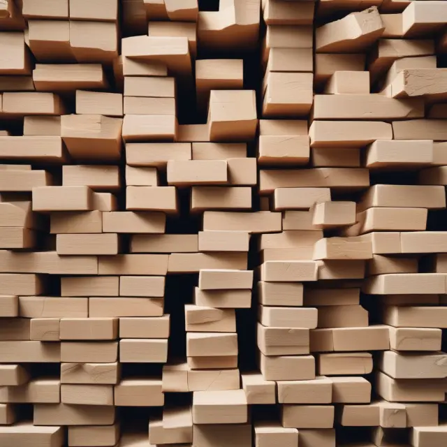 Jenga tower representing inventory, with each block symbolizing an order. Balance is key to minimize cost in this metaphorical game of inventory management.