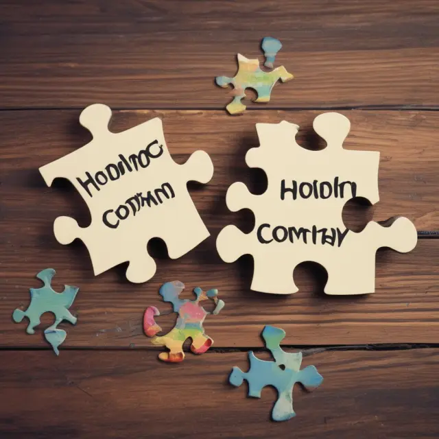 An image of two puzzle pieces, one labeled 