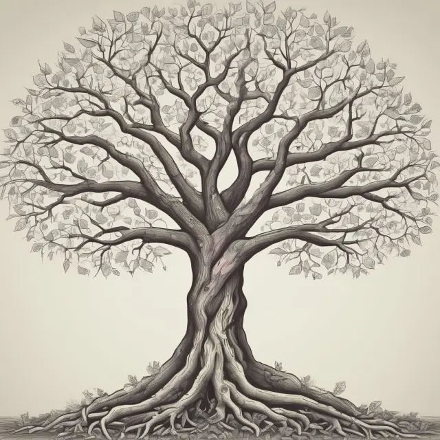 Image of a tree with various company logos as its branches, symbolizing a holding company