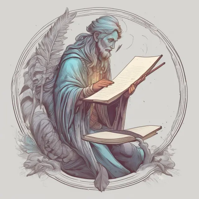 Testator creating a holographic will with a quill, a clear signature visible, and intent evident.
