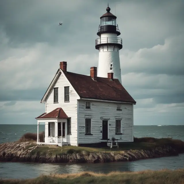 Underwater homeowners holding on to a lifeline reaching toward a lighthouse symbolizing the Home Affordable Refinance Program (HARP)