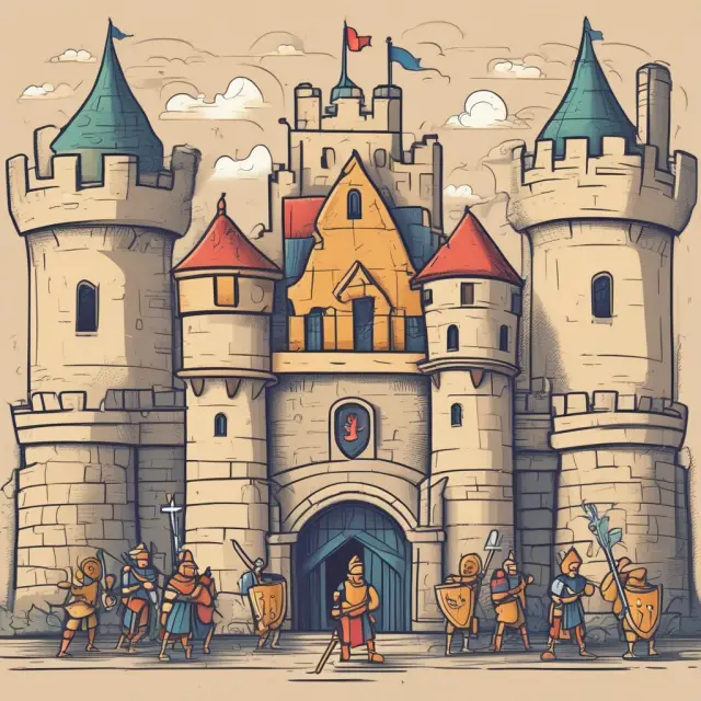 Castle symbolizes bank